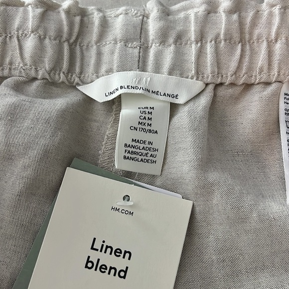 H&M Cream Wide Leg Pants - Picture 5 of 7